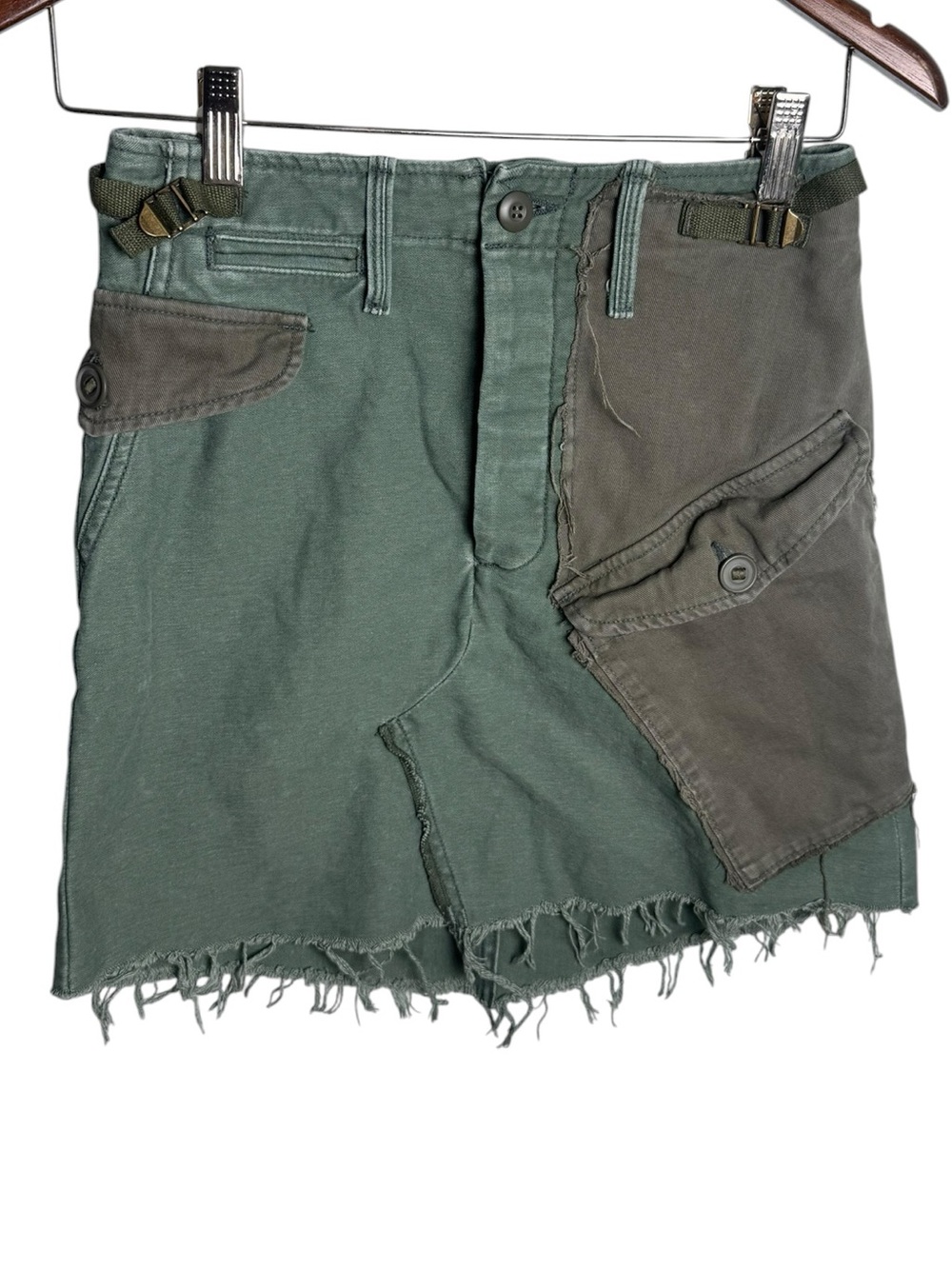 MOTHER The G.I. Jane Mini Skirt 24 - Picture 3 of 6